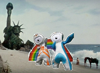 Illustration for article titled A Roundup Of London Olympic Mascot Photoshop Fun (UPDATES!)